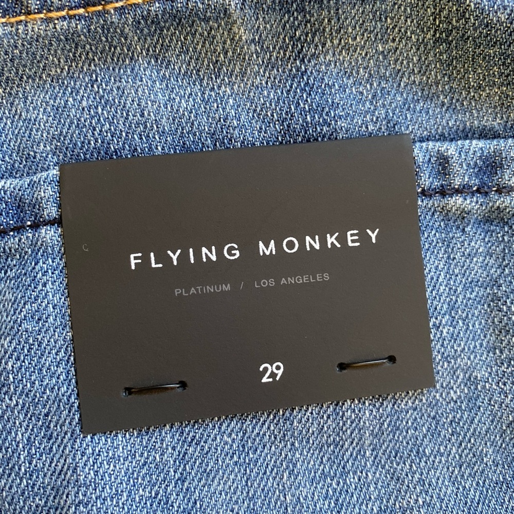 Fringe jean shorts high waisted - Picture 2 of 6